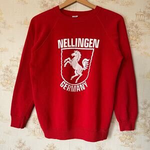 Vintage 80s Artex Raglan Sweatshirt | Nellingen Germany | Size M